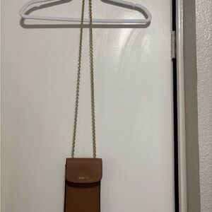 Calvin Klein Tan Crossbody Phone Bag